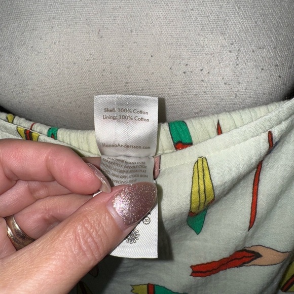 HTF Hanna Andersson Womens Muslin Surfboard Dress Large - Picture 5 of 5